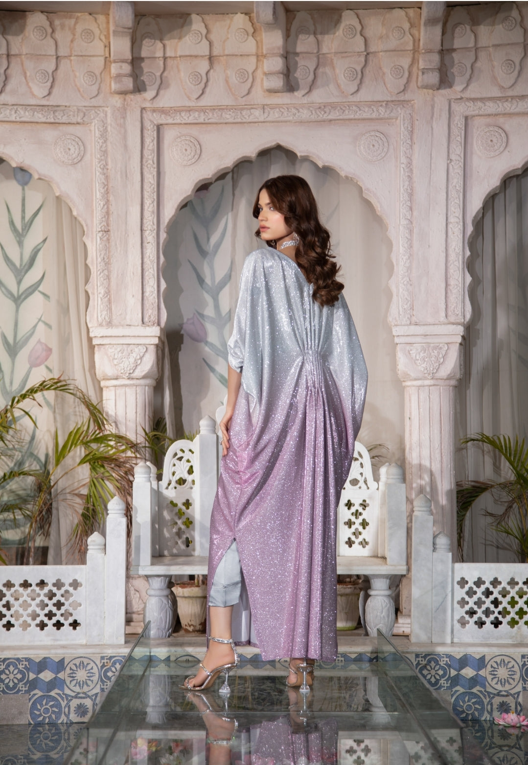 MOONLIGHT Pink Kaftan