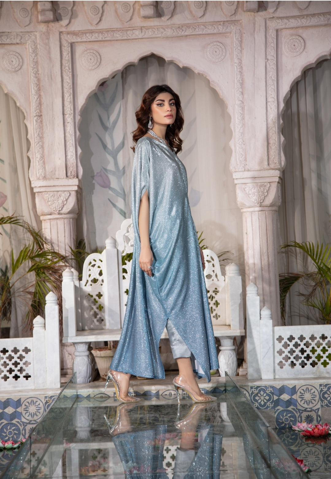 MOONLIGHT Blue Kaftan