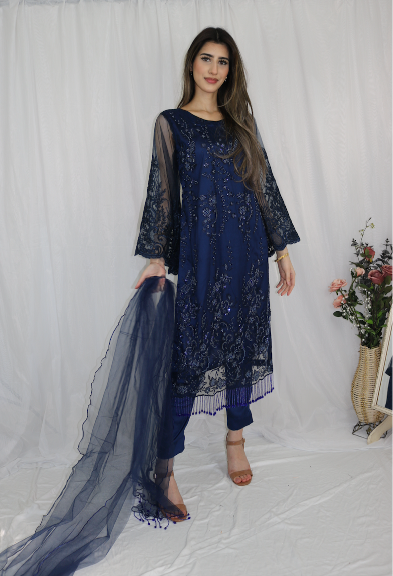 HANIYA - Navy Blue