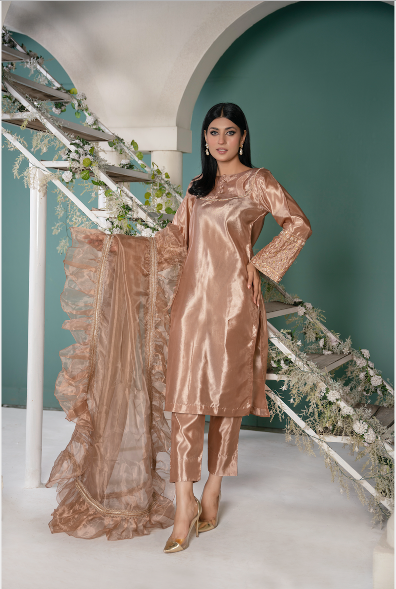 HANNAH Beige Zari