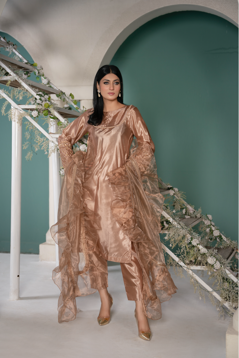 HANNAH Beige Zari