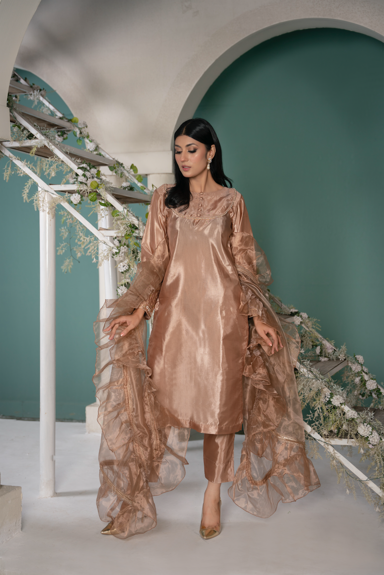 HANNAH Beige Zari