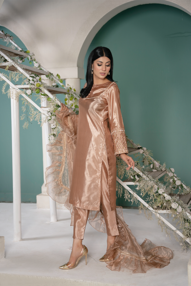 HANNAH Beige Zari