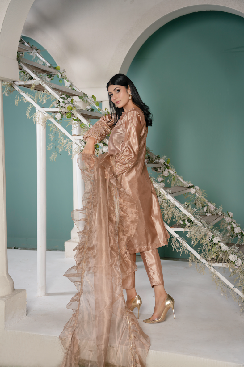 HANNAH Beige Zari
