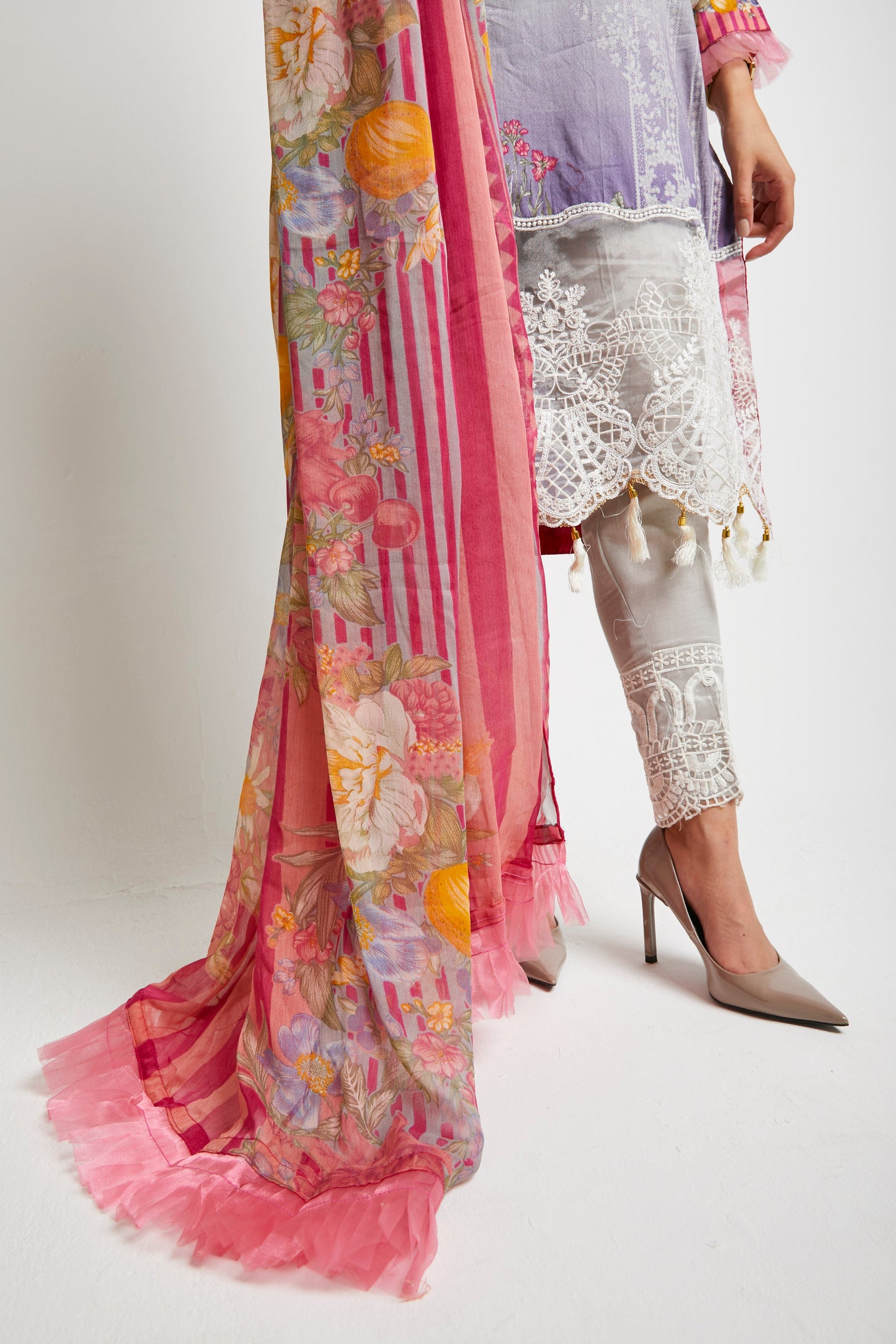 EMAAN - Grey/Purple