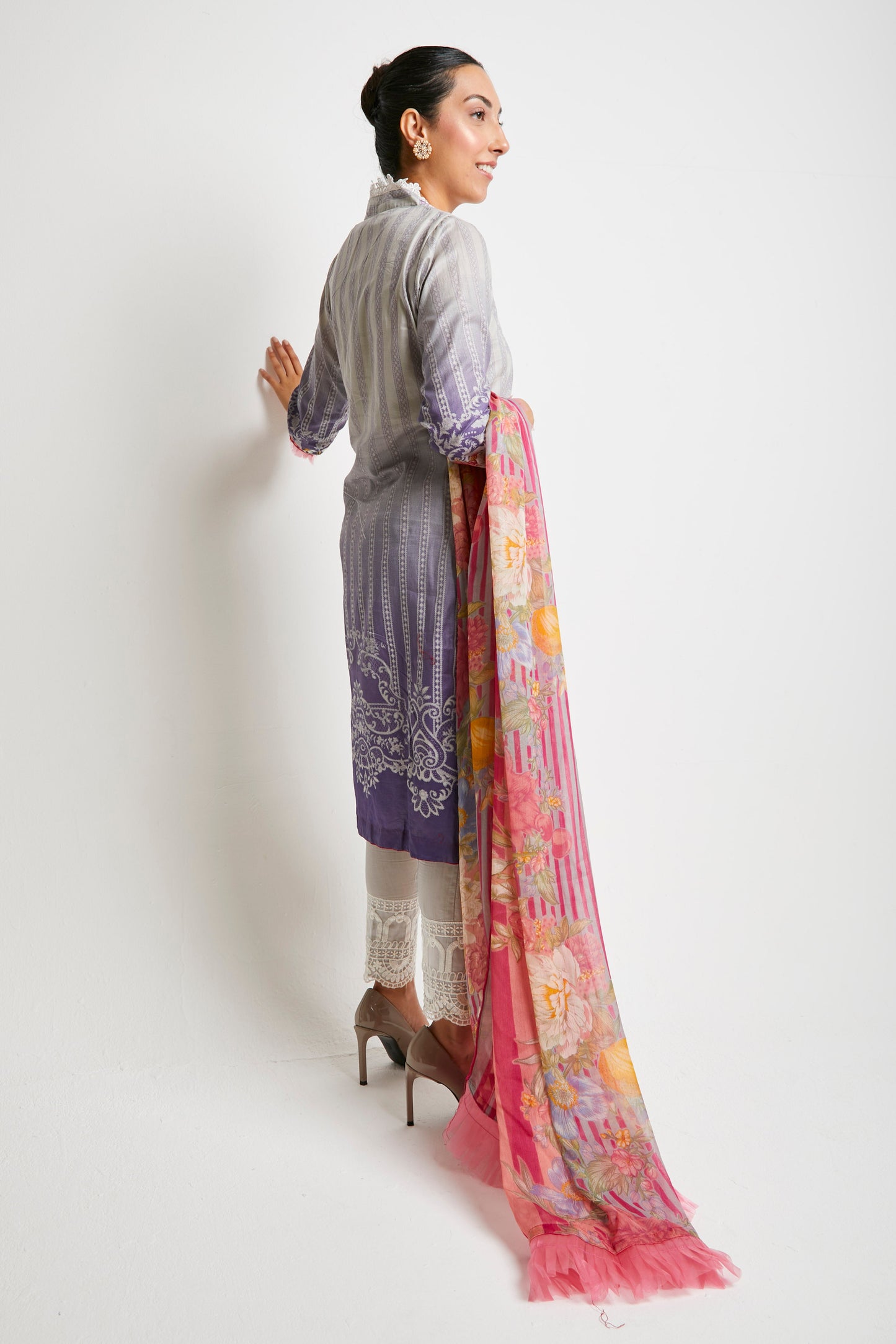 EMAAN - Grey/Purple